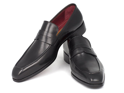 Paul Parkman Men's Penny Loafer Black Calfskin (ID10BLK29)