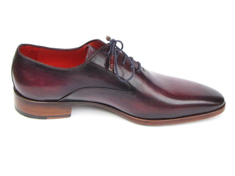 Paul Parkman Men's Plain Toe Leather Oxfords in Purple
