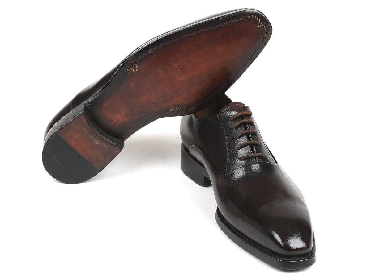 Paul Parkman Men's Plain Toe Oxfords Brown (ID5661 BRW)