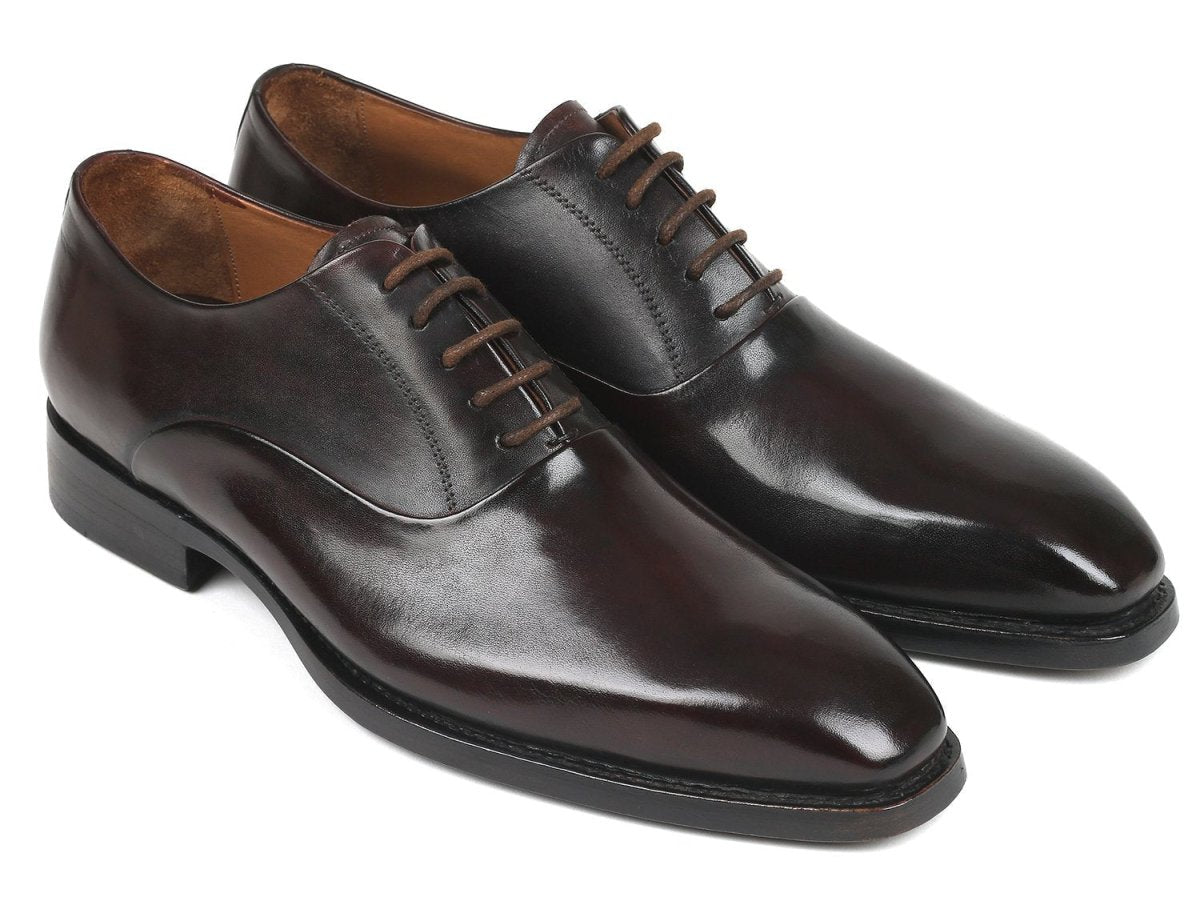 Paul Parkman Men's Plain Toe Oxfords Brown (ID5661 BRW)