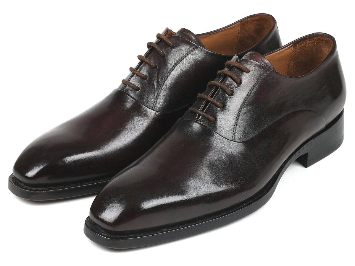 Paul Parkman Men's Plain Toe Oxfords in Brown