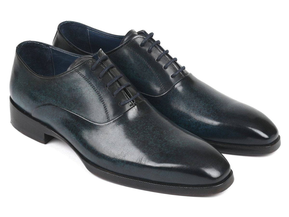 Paul Parkman Men's Plain Toe Oxfords Navy (ID5523 NVY)