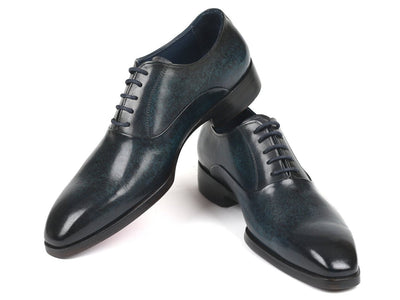Paul Parkman Men's Plain Toe Oxfords Navy (ID5523 NVY)
