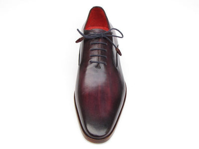 Paul Parkman Men's Plain Toe Oxfords Purple Shoes (ID019 - RP)