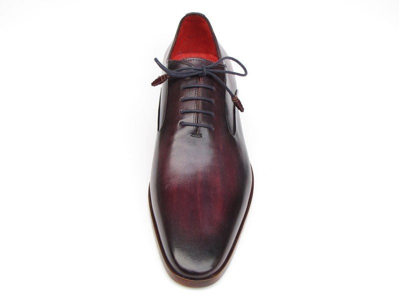 Paul Parkman Men's Plain Toe Oxfords Purple Shoes (ID019 - RP)
