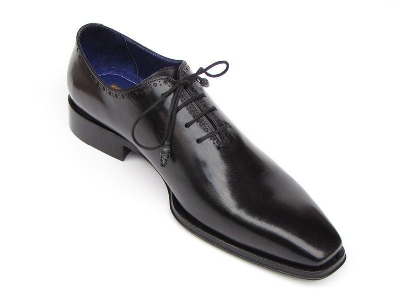 Paul Parkman Men's Plain Toe Oxfords Whole - cut Black (ID025 - BLK)