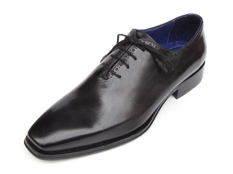 Paul Parkman Men's Plain Toe Oxfords Whole - cut Black (ID025 - BLK)