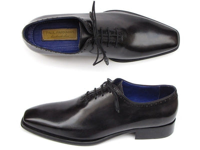 Paul Parkman Men's Plain Toe Oxfords Whole - cut Black (ID025 - BLK)