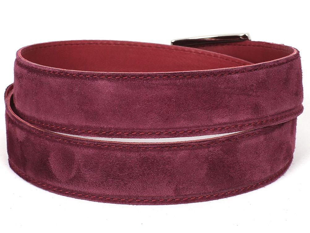 Paul Parkman Men's Purple Suede Belt (IDB06 - RP)