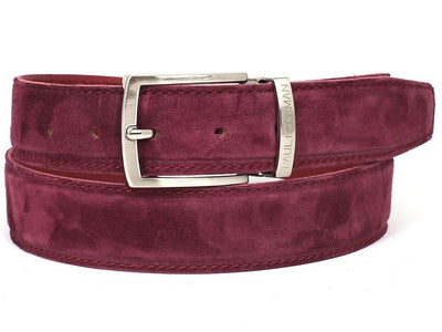 Paul Parkman Men's Purple Suede Belt (IDB06 - RP)