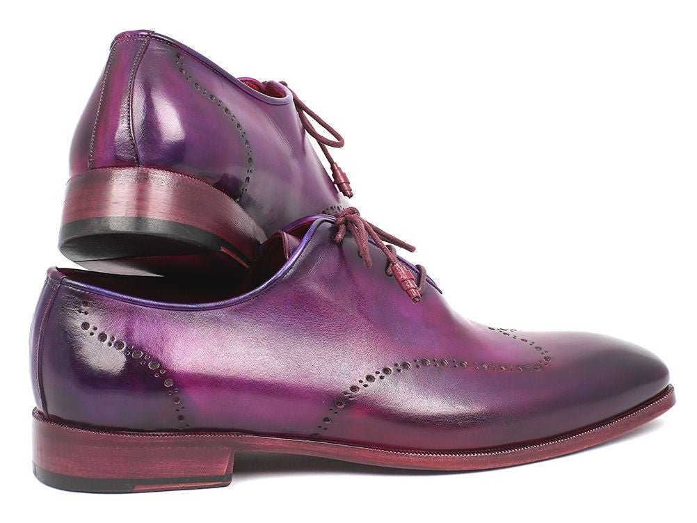 Paul Parkman Men's Purple Wingtip Oxfords (ID84HT12)