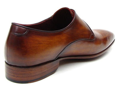 Paul Parkman Men's Single Monkstraps Brown Leather (ID69V5E)