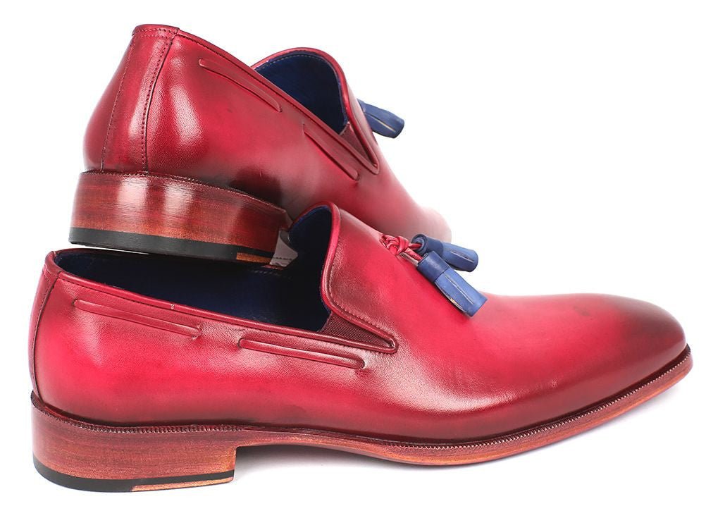 Paul Parkman Men's Tassel Loafer Burgundy (ID5141BUR)
