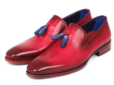 Paul Parkman Men's Tassel Loafer Burgundy (ID5141BUR)