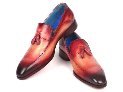 Paul Parkman Men's Tassel Loafer Burgundy (ID66T82 BUR)