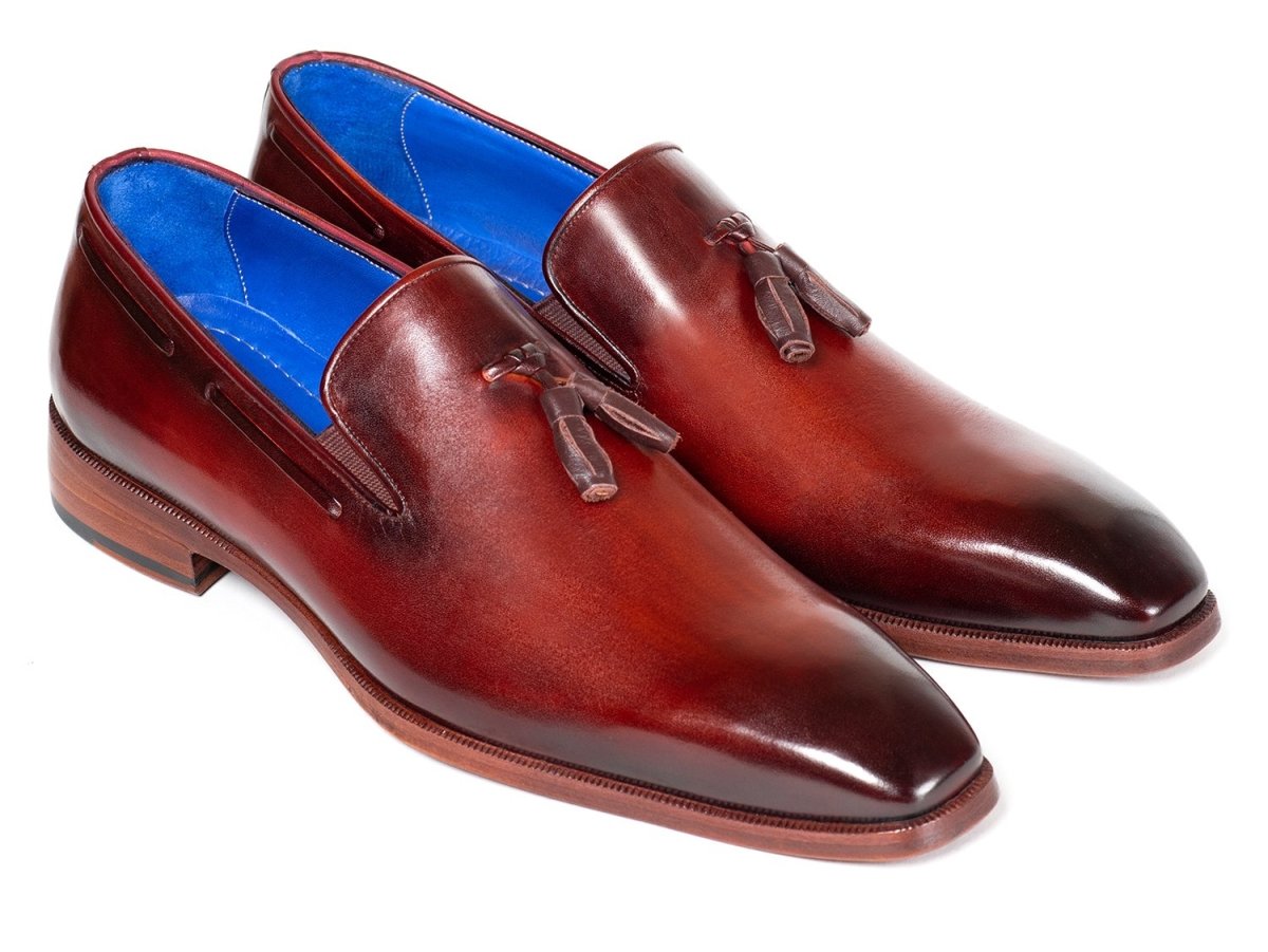 Paul Parkman Men's Tassel Loafer Garnet Brown (ID5141GBRW)