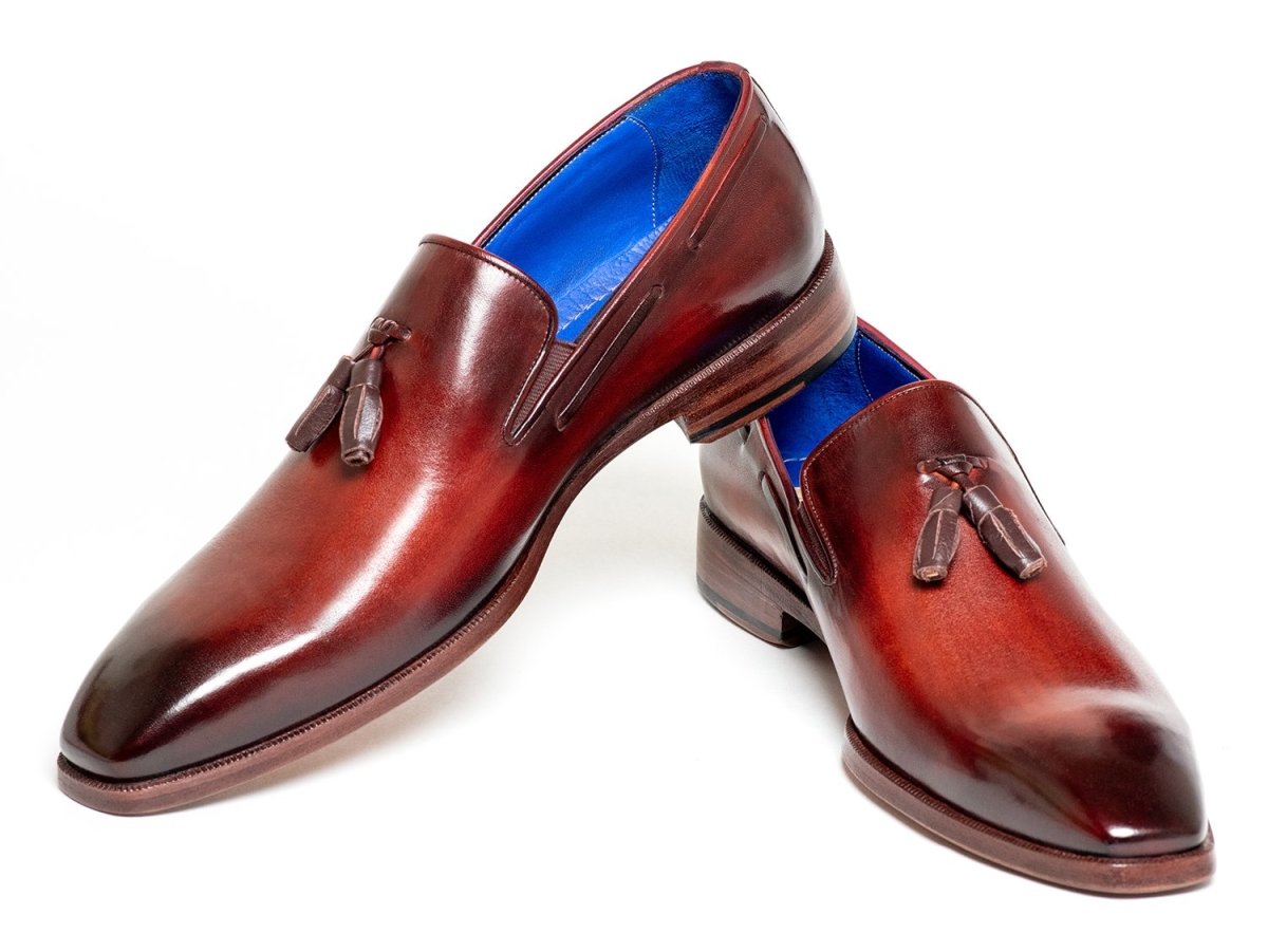Paul Parkman Men's Tassel Loafer Garnet Brown (ID5141GBRW)