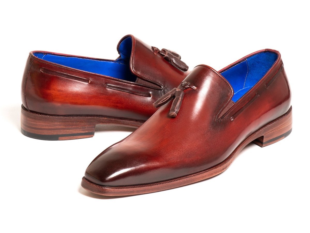 Paul Parkman Men's Tassel Loafer Garnet Brown (ID5141GBRW)