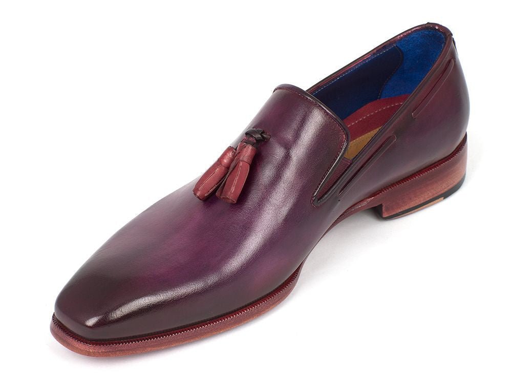 Paul Parkman Men's Tassel Loafer Purple (ID5141PRP)
