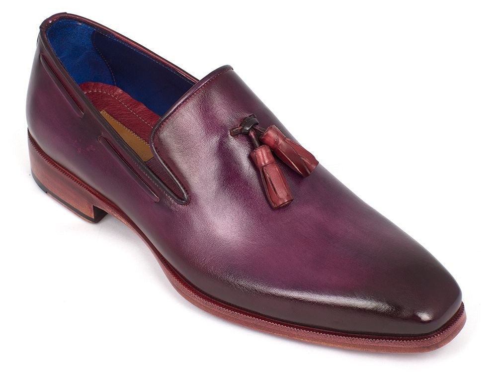 Paul Parkman Men's Tassel Loafer Purple (ID5141PRP)
