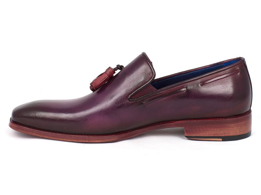 Paul Parkman Men's Tassel Loafer Purple (ID5141PRP)