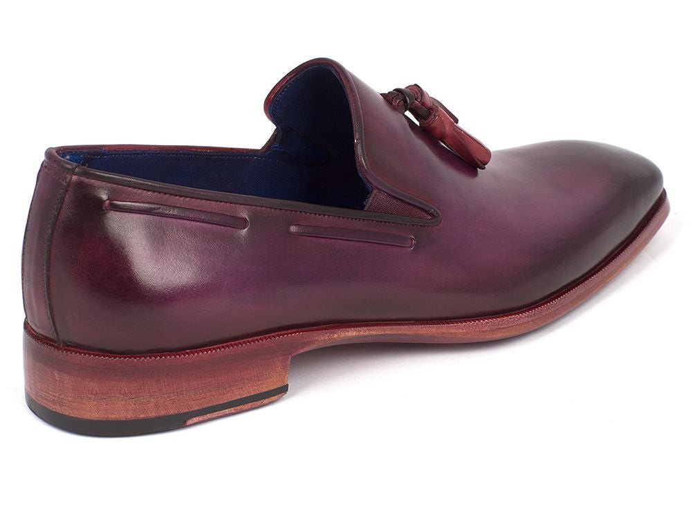Paul Parkman Men's Tassel Loafer Purple (ID5141PRP)