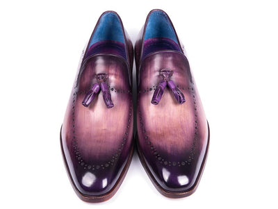 Paul Parkman Men's Tassel Loafer Purple (ID66T80 - PRP)