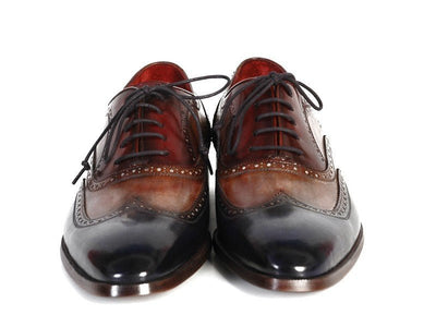 Paul Parkman Men's Three Tone Wingtip Oxfords (IDPP2278)