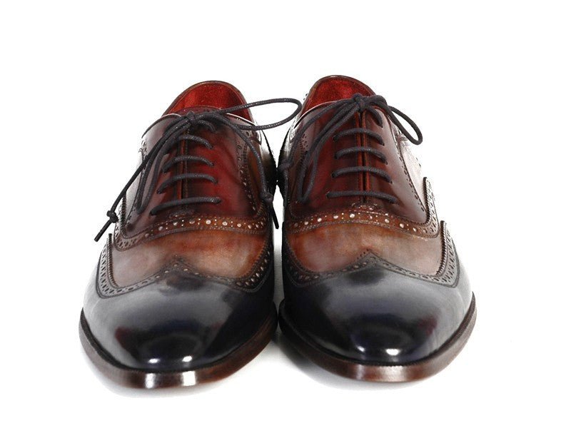 Paul Parkman Men's Three Tone Wingtip Oxfords (IDPP2278)