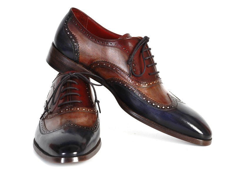 Paul Parkman Men's Three Tone Wingtip Oxfords (IDPP2278)