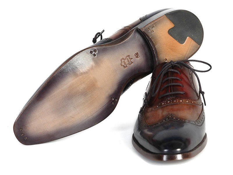 Paul Parkman Men's Three Tone Wingtip Oxfords (IDPP2278)