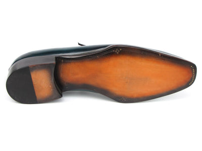 Paul Parkman Men's Turquoise Patina Handmade Loafers