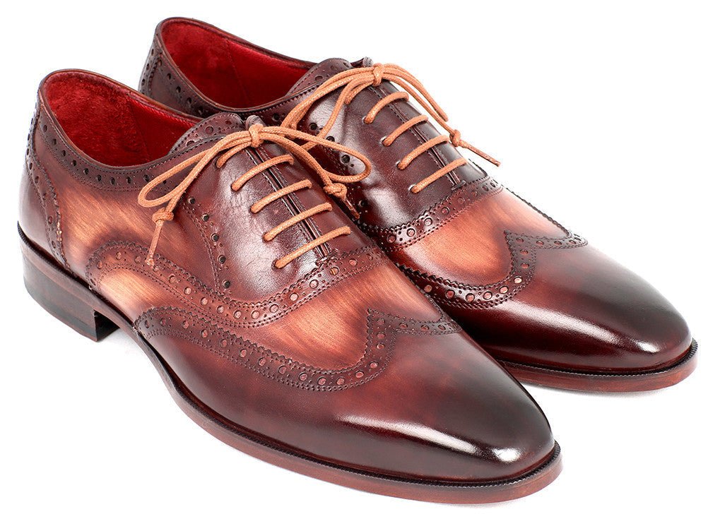 Paul Parkman Men's Two Tone Wingtip Oxfords (IDPP22TX54)