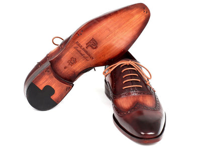 Paul Parkman Men's Two Tone Wingtip Oxfords (IDPP22TX54)