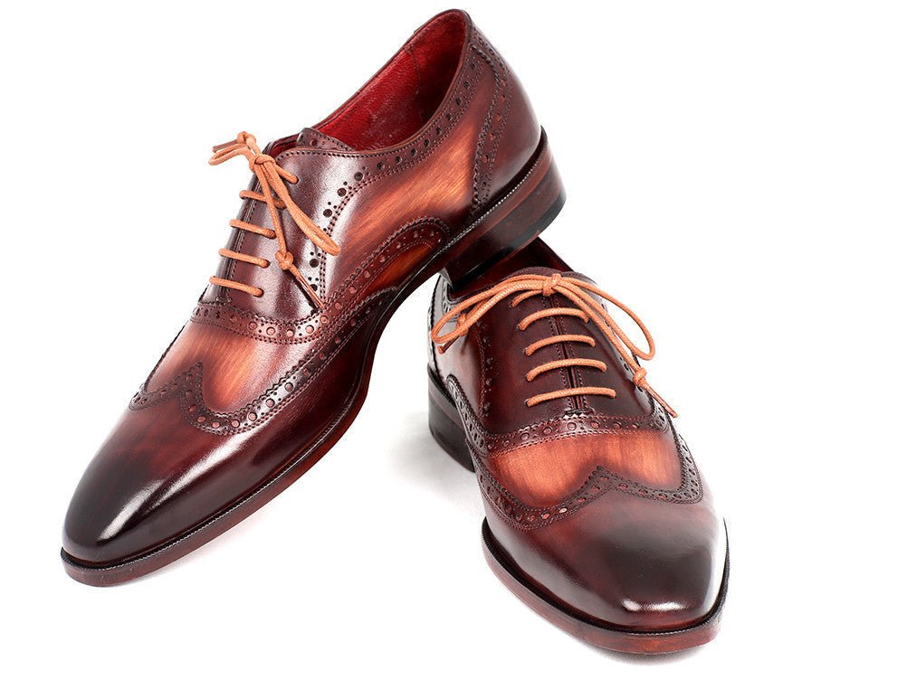 Paul Parkman Men's Two Tone Wingtip Oxfords (IDPP22TX54)