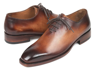 Paul Parkman Men's Wholecut Oxfords Brown Leather (ID3222 BRW)