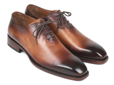 Paul Parkman Men's Wholecut Oxfords Brown Leather (ID3222 BRW)