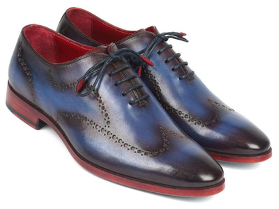 Paul Parkman Men's Wingtip Oxfords in Blue and Purple