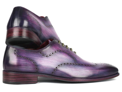 Paul Parkman Men's Wingtip Oxfords Purple (ID741 R)