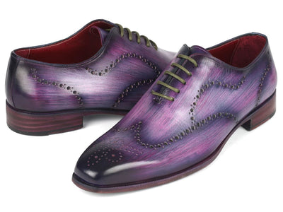 Paul Parkman Men's Wingtip Oxfords Purple