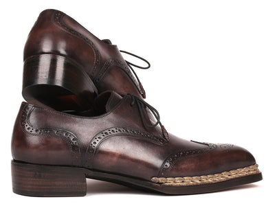 Paul Parkman Norwegian Welted Wingtip Derby Shoes Bronze (ID8506 BRZ)