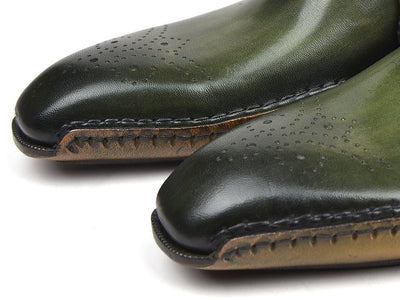 Paul Parkman Opanka Construction Oxfords Green (ID86A5 - GRN)
