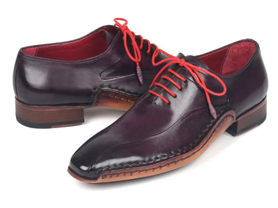 Paul Parkman Purple Leather Oxfords Side Hand Sewn (ID018 PRP)