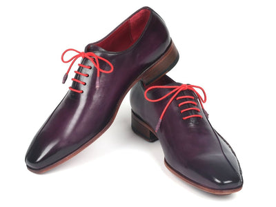 Paul Parkman Purple Leather Oxfords Side Hand Sewn (ID018 PRP)