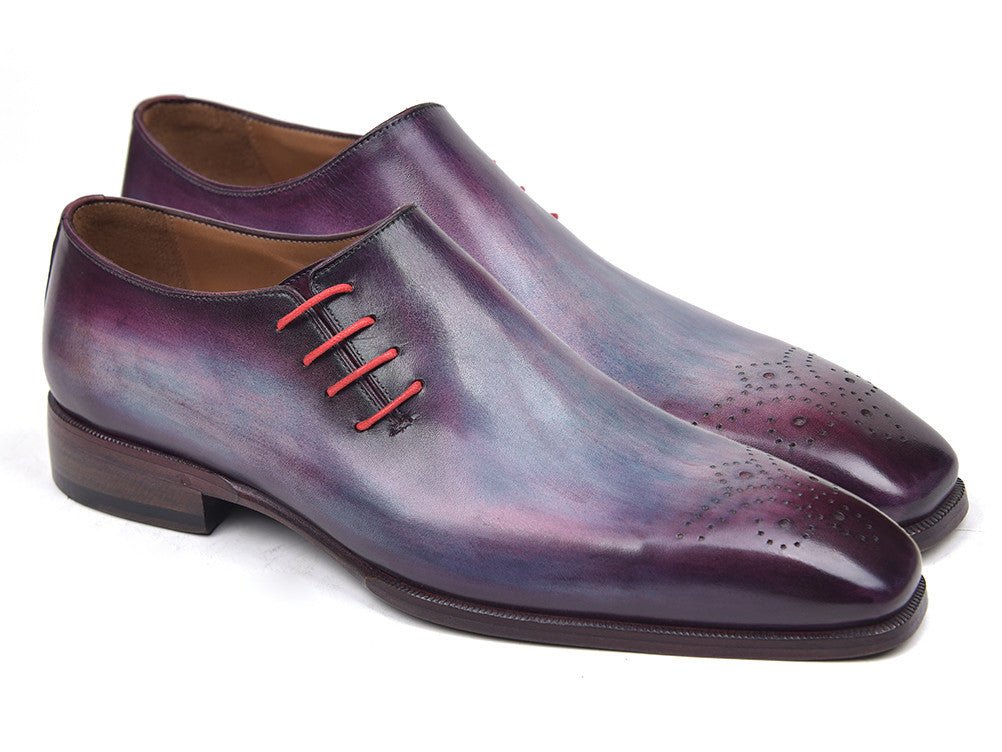 Paul Parkman Side Lace Oxfords Purple (ID901F89)