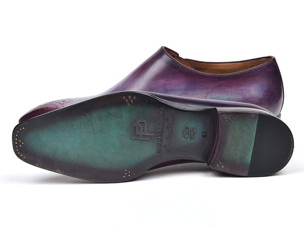 Paul Parkman Side Lace Oxfords Purple (ID901F89)
