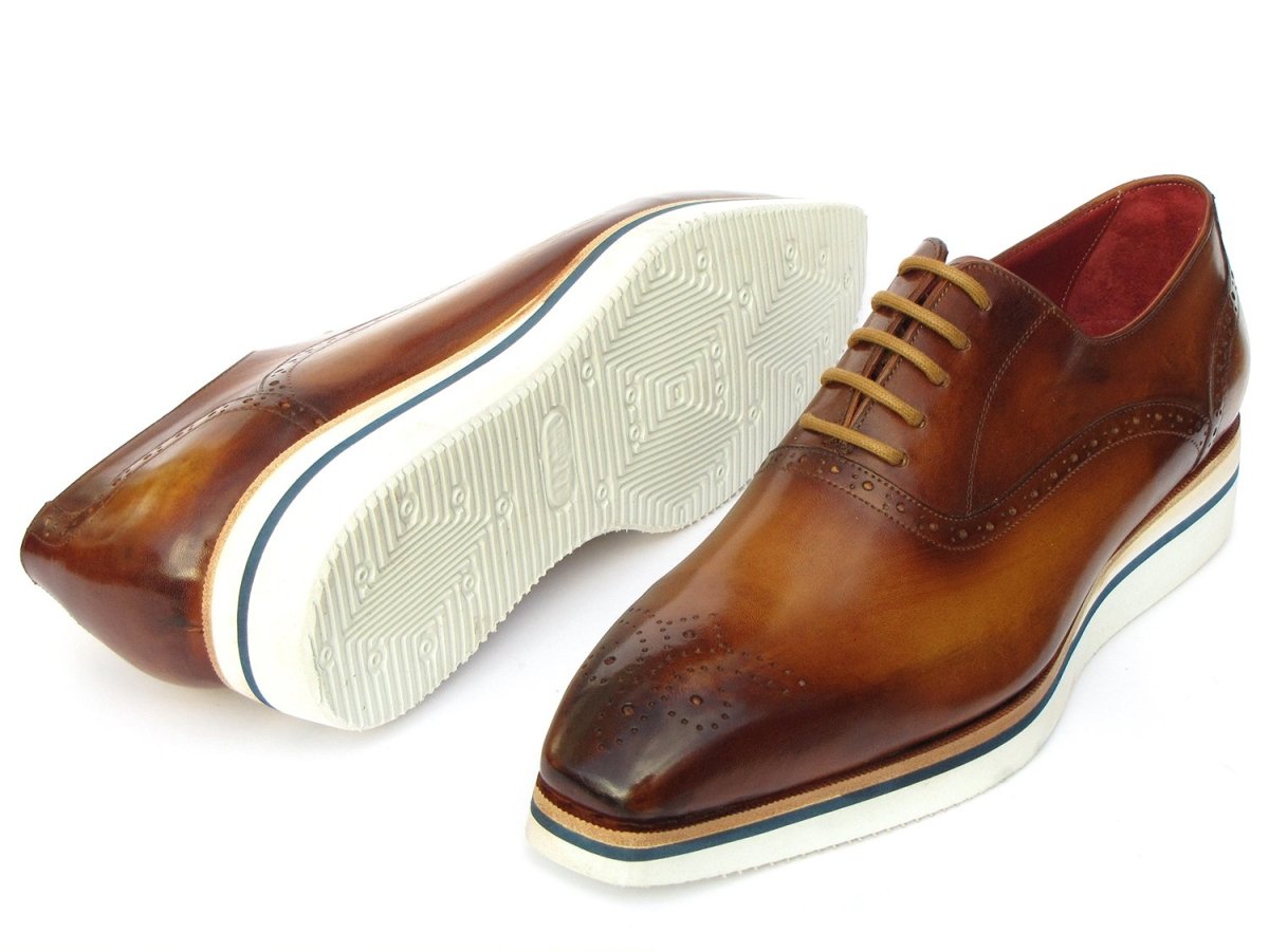 Paul Parkman Smart Casual Men's Brown Oxfords (ID184SNK - BRW)