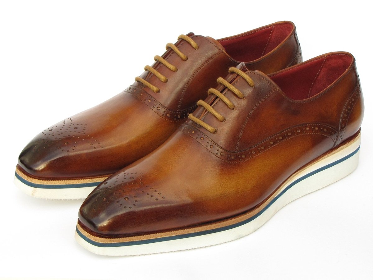Paul Parkman Smart Casual Men's Brown Oxfords (ID184SNK - BRW)