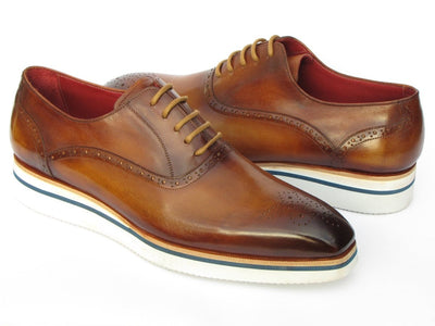 Paul Parkman Smart Casual Men's Brown Oxfords (ID184SNK - BRW)