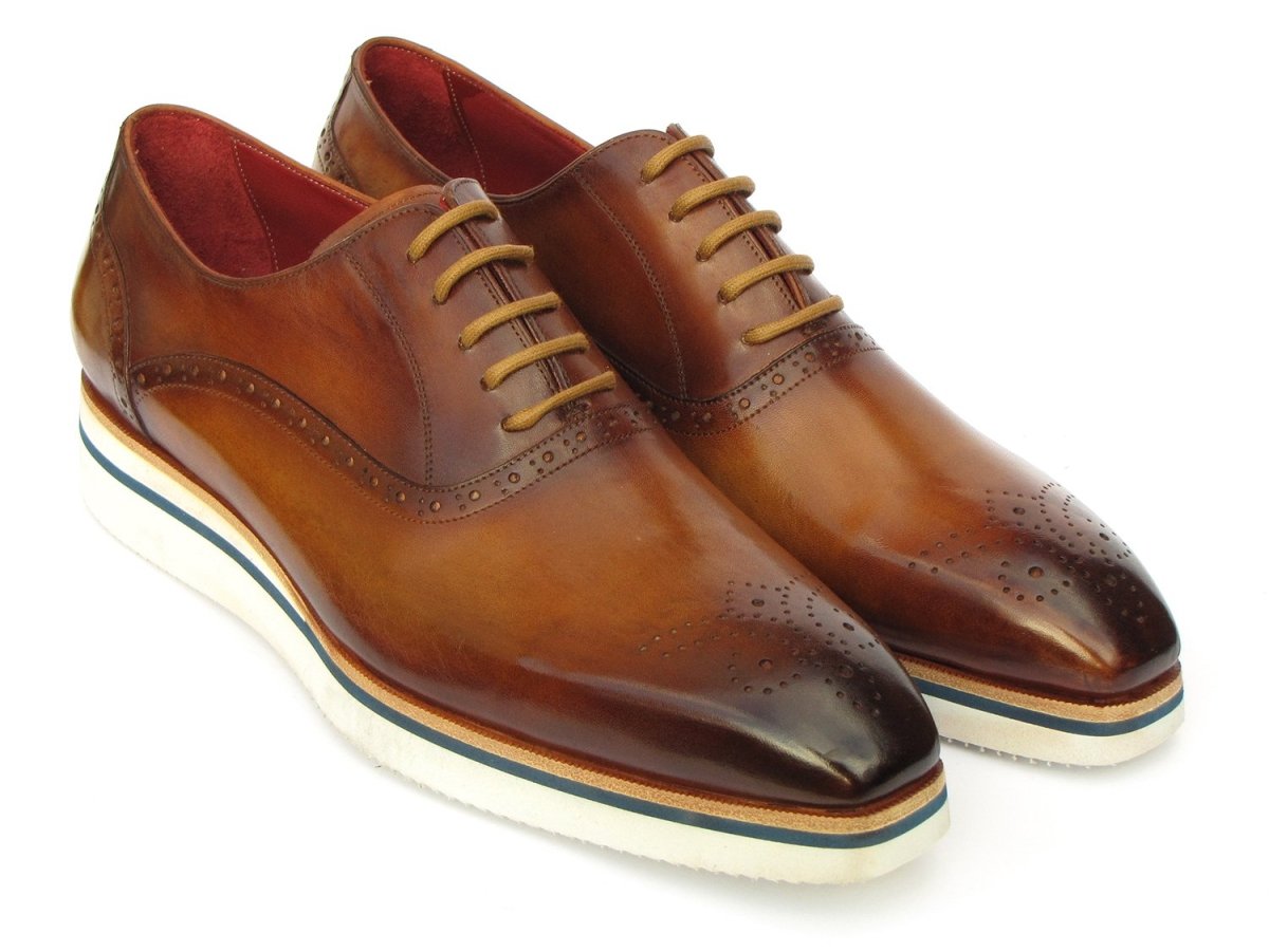 Paul Parkman Smart Casual Men's Brown Oxfords (ID184SNK - BRW)